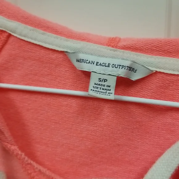 American Eagle Outfitters hoodie coral sz S - Picture 5 of 8